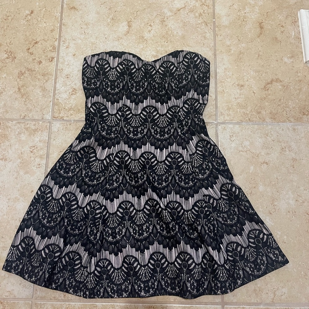 Vintage lace skater dress